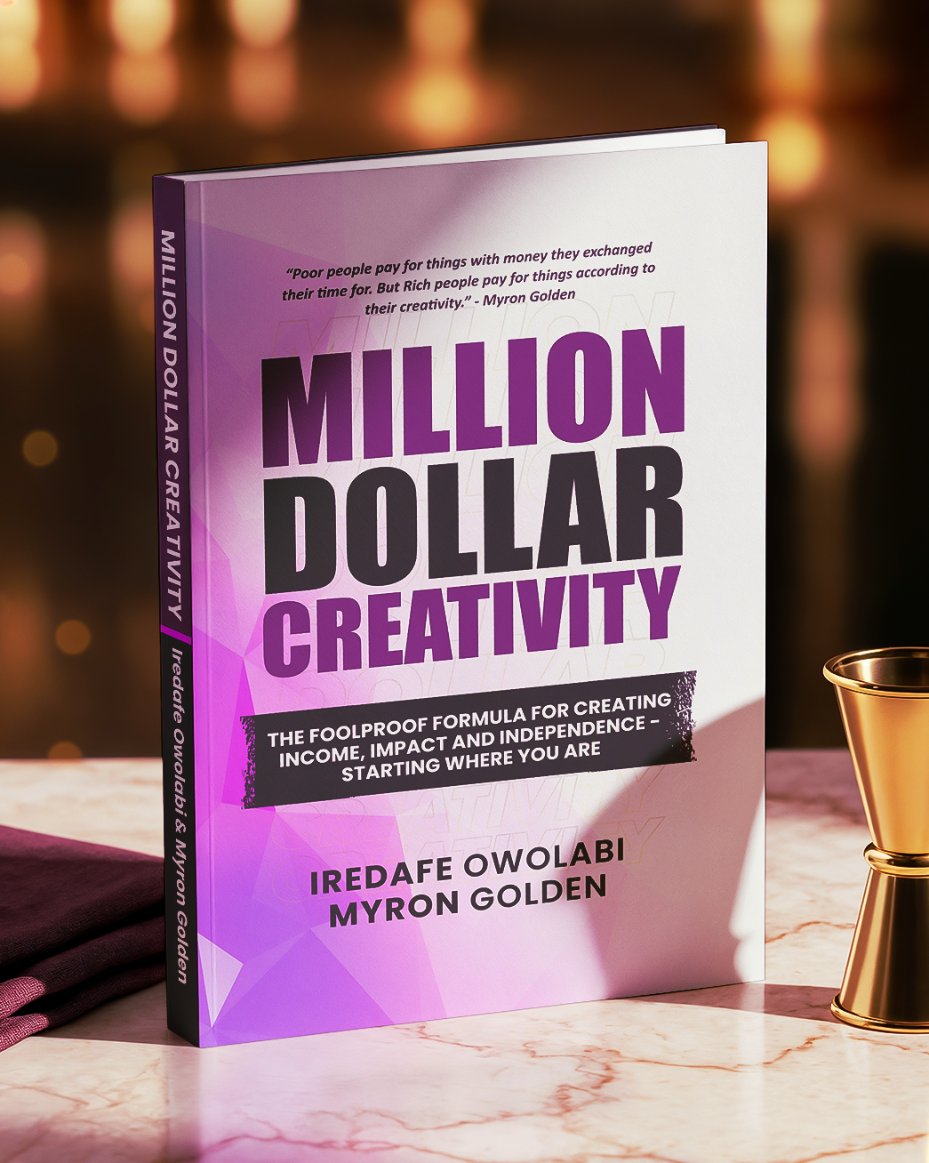 Million Dollar Creativity Paperback Book Cover